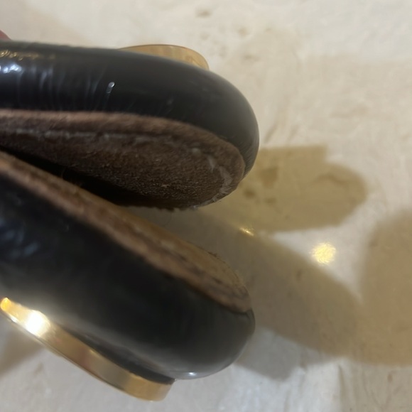 Navy Blue patent Caroline Tory Burch Flats size 8.5 - Picture 10 of 11